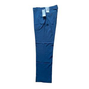 ben hogan men's performance front pants (34x32 navy)